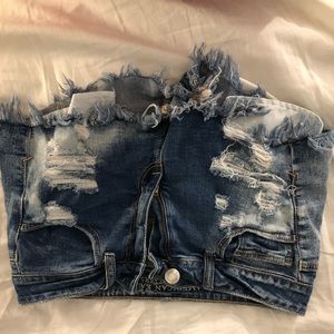 American Eagle Distressed Jean shorts.
